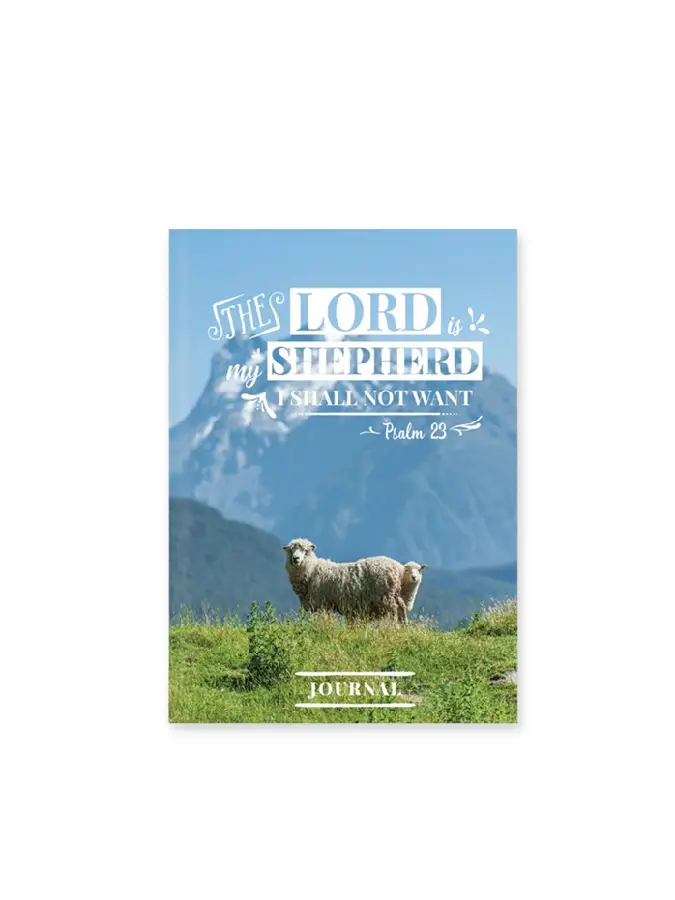 Hardcover Journal Lord is my shepherd