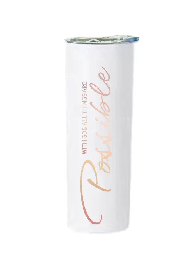 Coffee flask with God all things