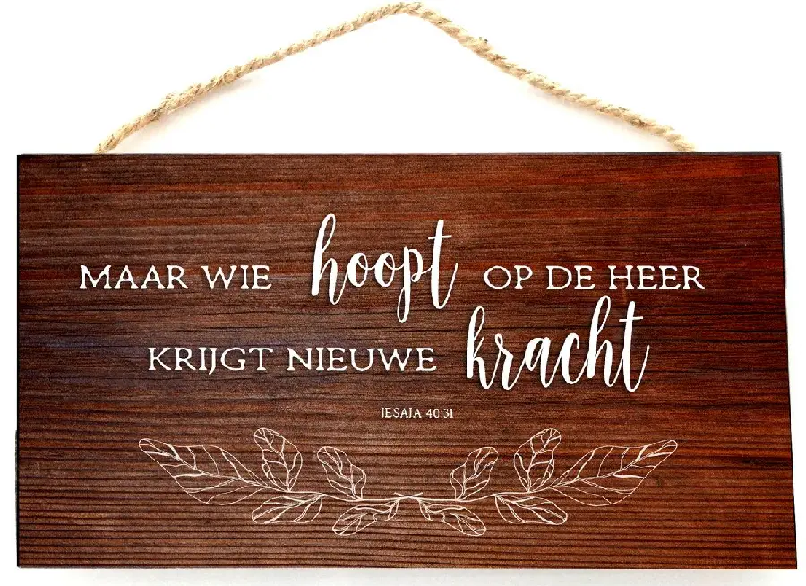 Wie hoopt op de Heer Jes 40:31