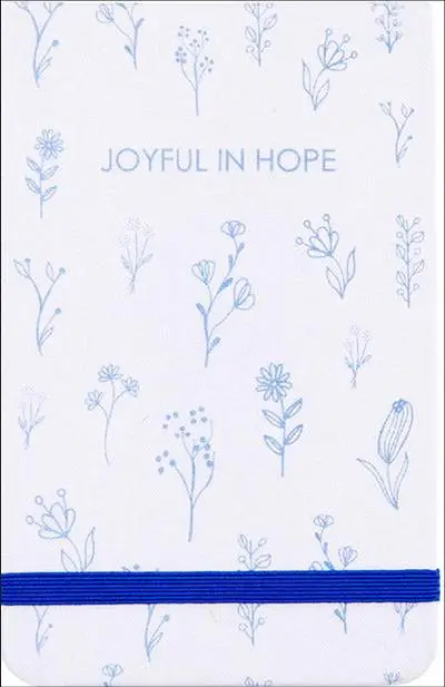 Linen Notepad   Joyful in Hope