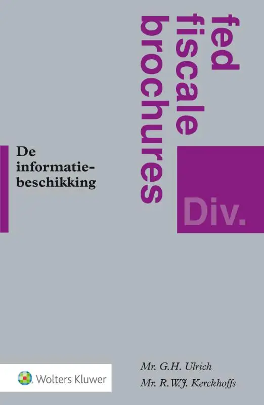 De informatiebeschikking