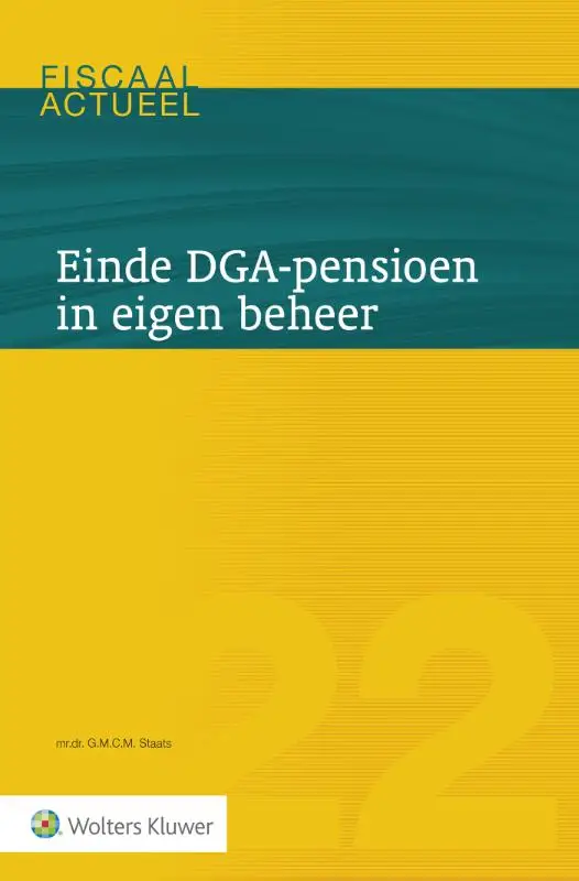 Einde DGA-pensioen in eigen beheer