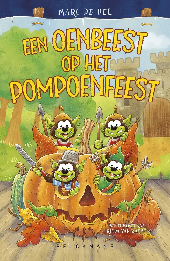 Een oenbeest op het pompoenfeest