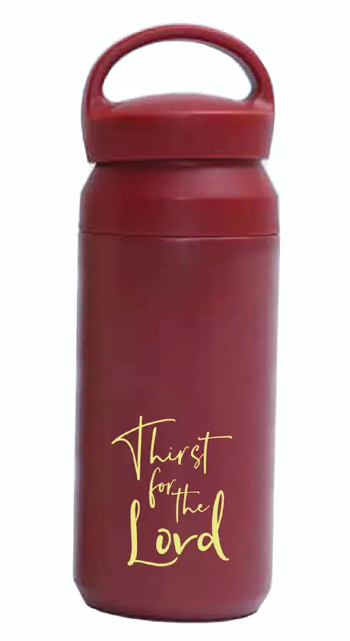 Tumbler bottle Thirst for the lord maroo