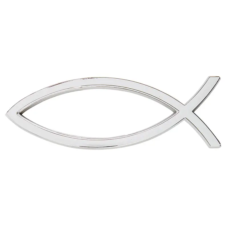 Auto Emblem Silver Ichtus