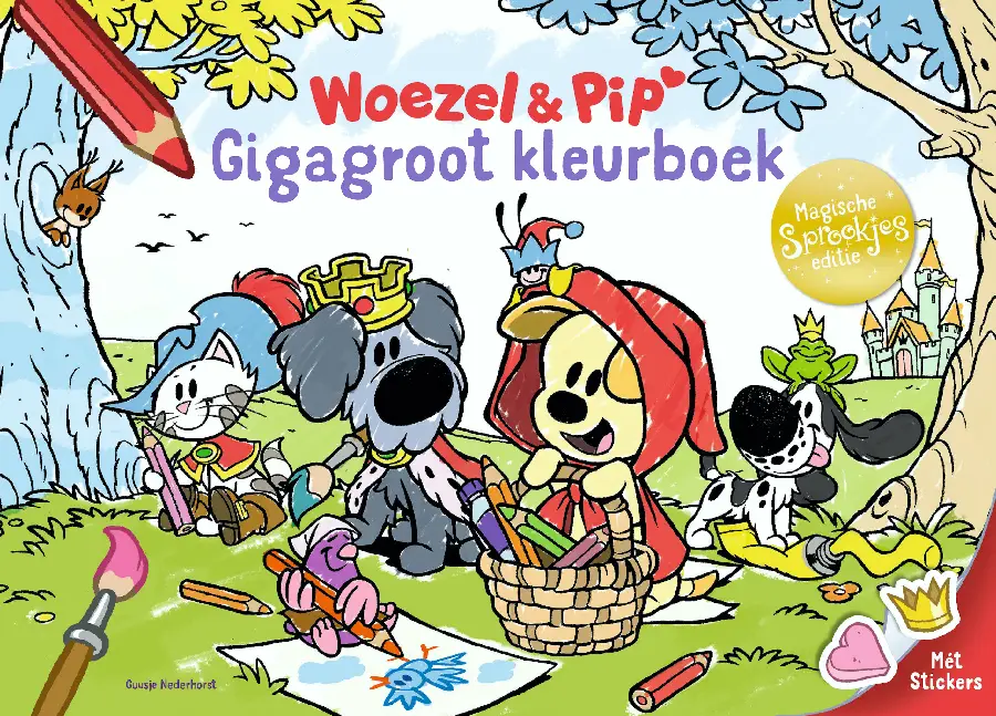 Gigagroot kleurboek Sprookjes