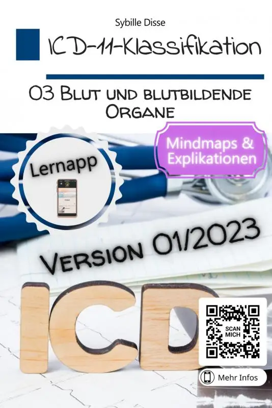 ICD-11-Klassifikation 03: Blut und blutbildende Organe
