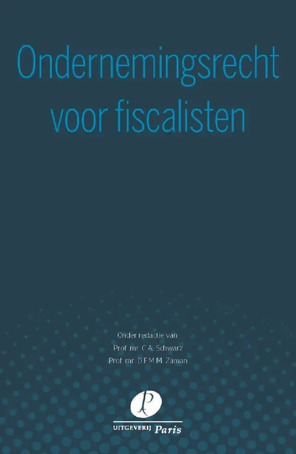 Ondernemingsrecht voor fiscalisten