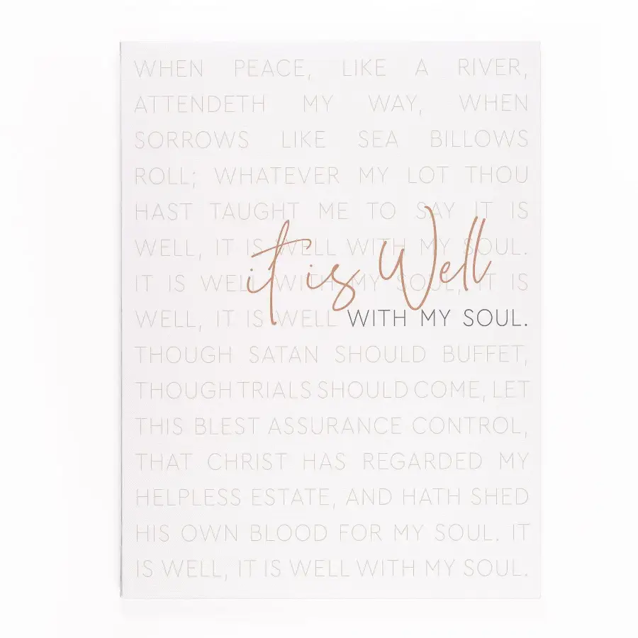It is well with my soul