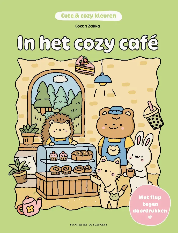 Cute & cozy kleuren - In het cozy café