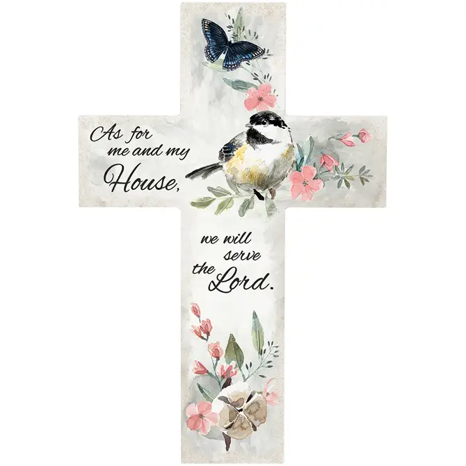 Wall cross Serve the Lord