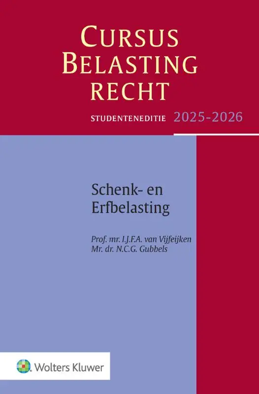 Cursus Belastingrecht Schenk- en Erfbelasting / 2025-2026