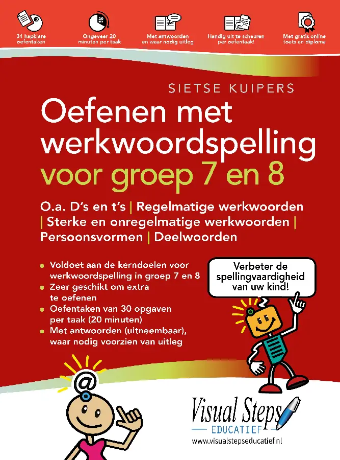 Oefenen met werkwoordspelling voor groep 7 en 8