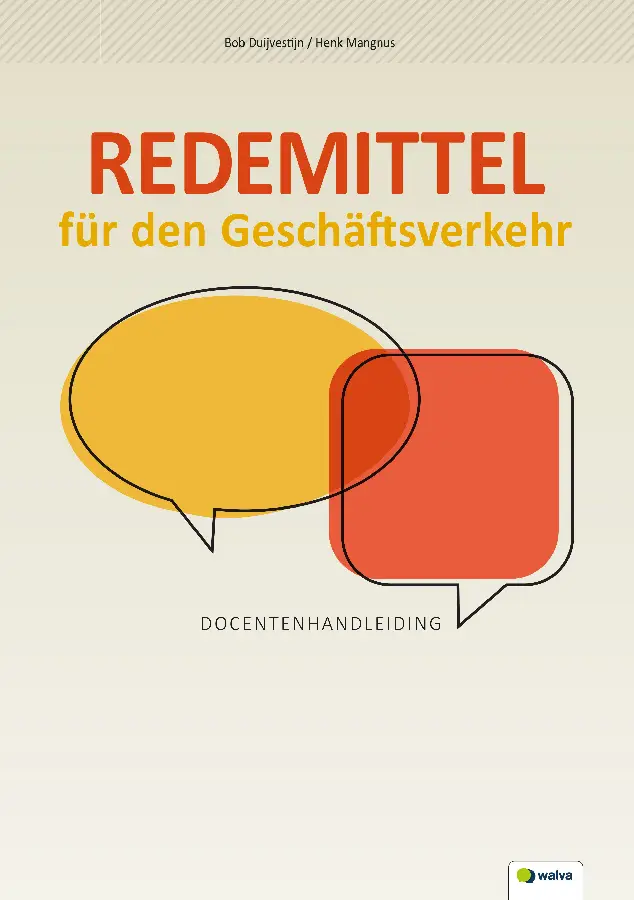 Redemittel, docentenhandleiding
