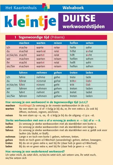 Kleintje Duitse werkwoordstijden