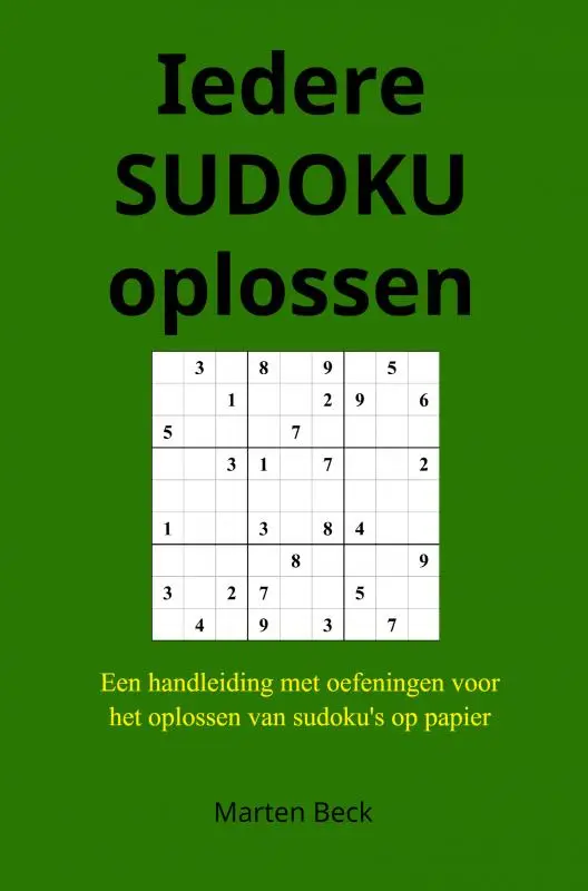 Iedere SUDOKU oplossen