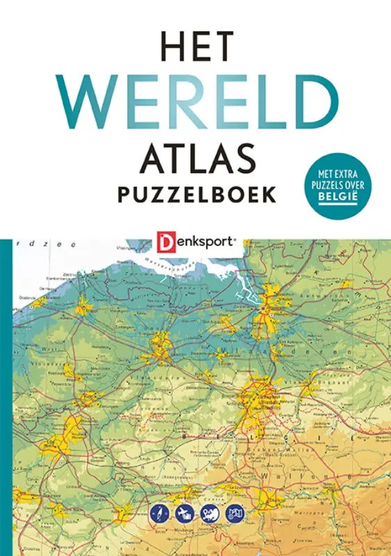 Denksport - Het Wereld Atlas Puzzelboek (BE)
