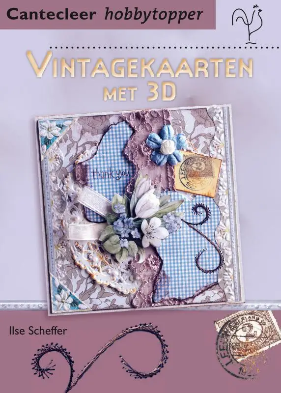 Vintage kaarten met 3D /