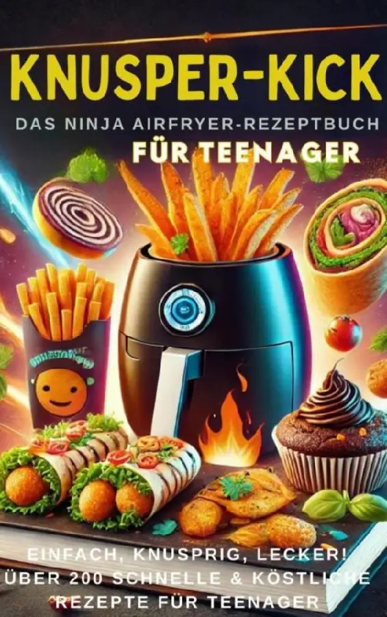 KNUSPER-KICK: Das Ninja Airfryer-Rezeptbuch - Einfach, knusprig, lecker![FARBAUSGABE]