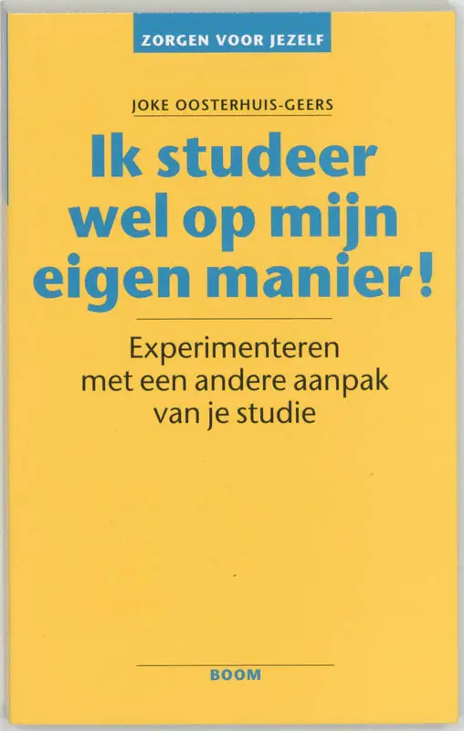 Ik studeer wel op mijn ei