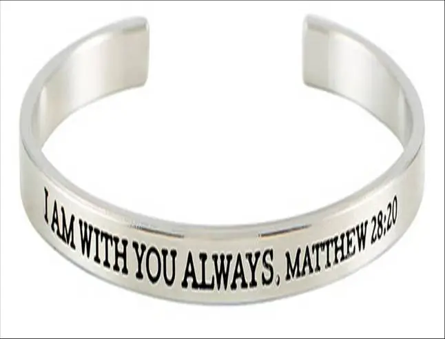 Cuff Bracelet I am with you always