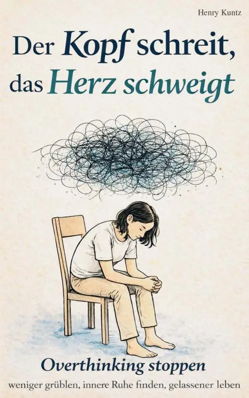 Der Kopf schreit, das Herz schweigt: Overthinking stoppen - weniger grübeln, innere Ruhe finden, gelassener leben