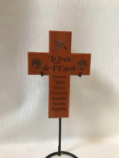 Kruis 20cm le fruit de l''''Esprit