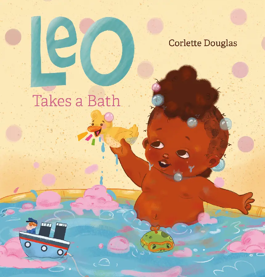 Leo takes a bath
