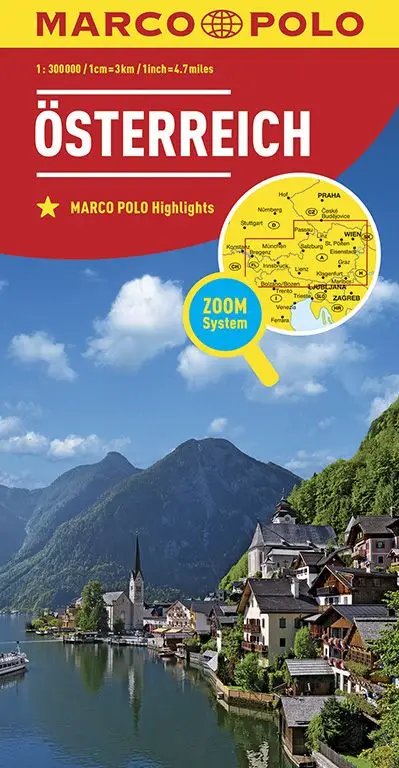 Marco Polo Wegenkaart Oostenrijk