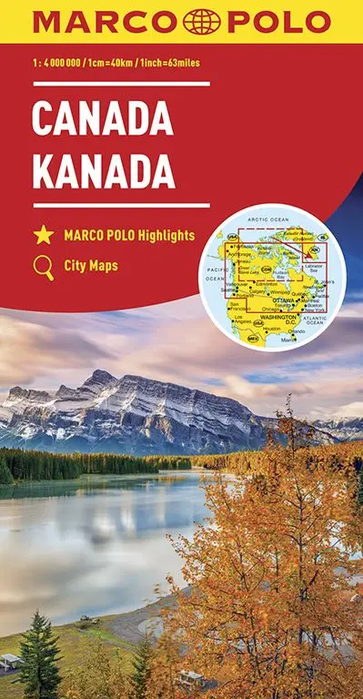 Marco Polo Wegenkaart Canada