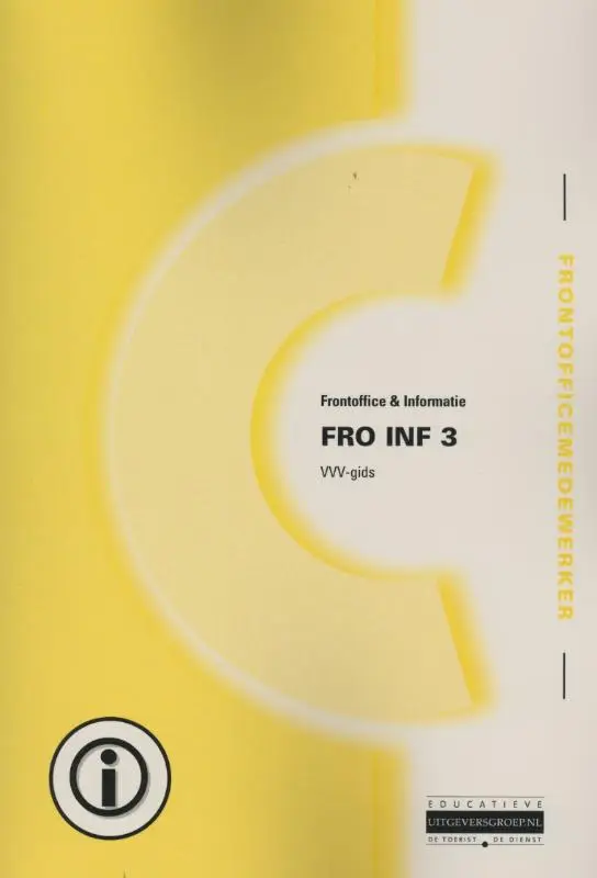 FRO INF  / 3 VVV-gids