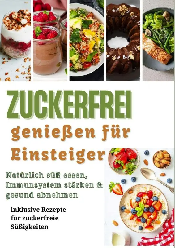 Zuckerfrei genießen für Einsteiger: Natürlich süß essen, Immunsystem stärken & gesund abnehmen - inklusive Rezepte für zuckerfreie Süßigkeiten