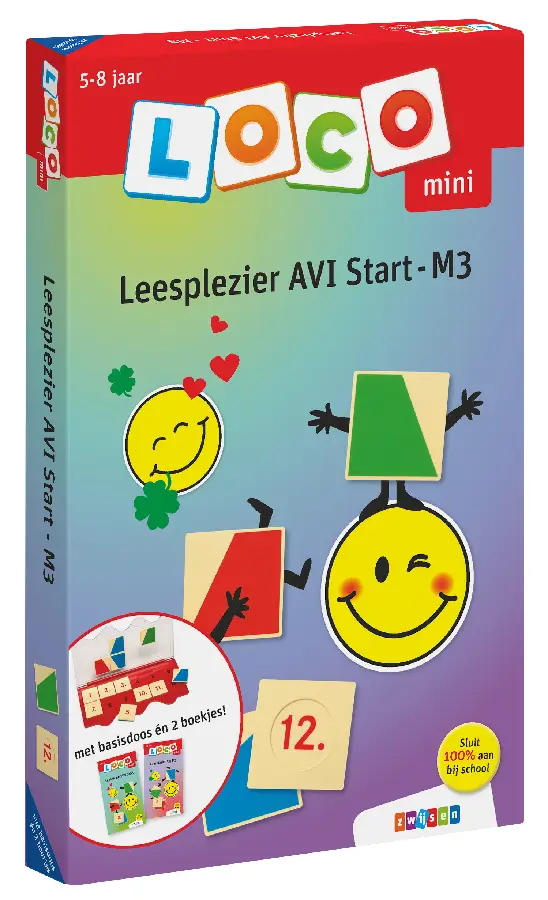 Loco mini pakket Leesplezier AVI Start - M3