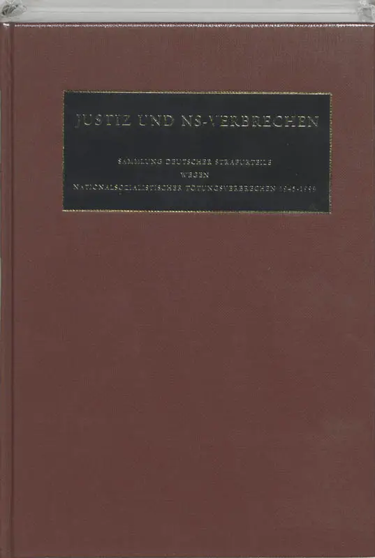 Justiz und NS-Verbrechen