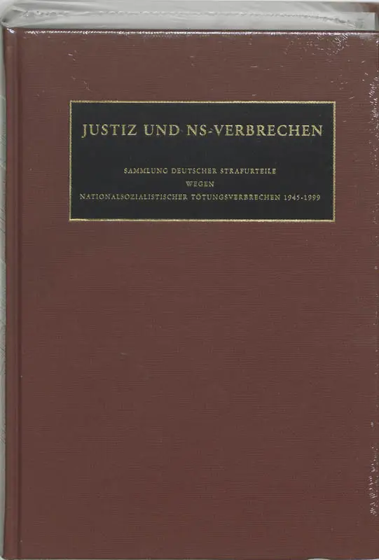Justiz und NS-Verbrechen
