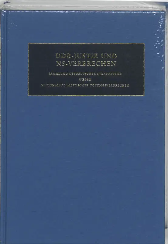 DDR-Justiz und NS-Verbrec
