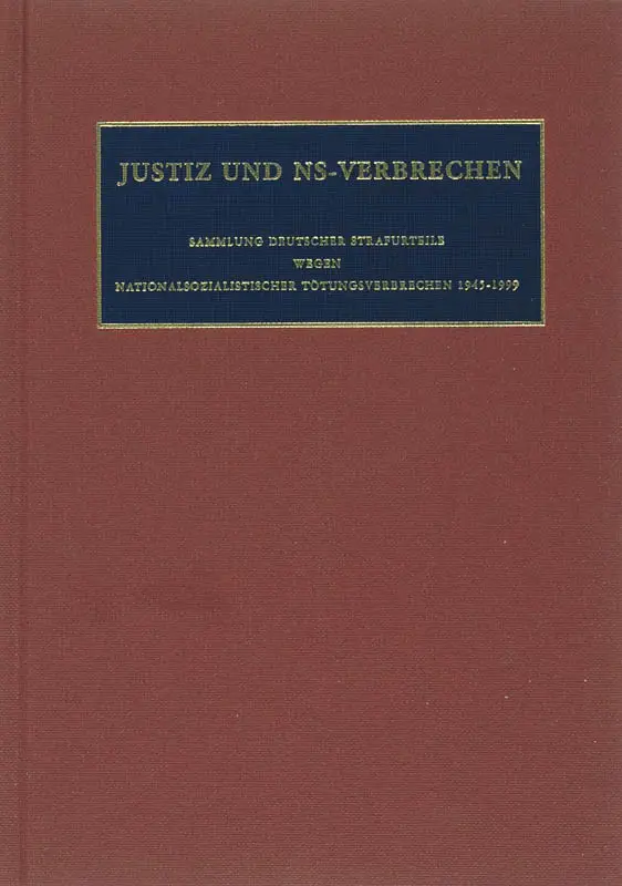 Justiz und NS-Verbrechen
