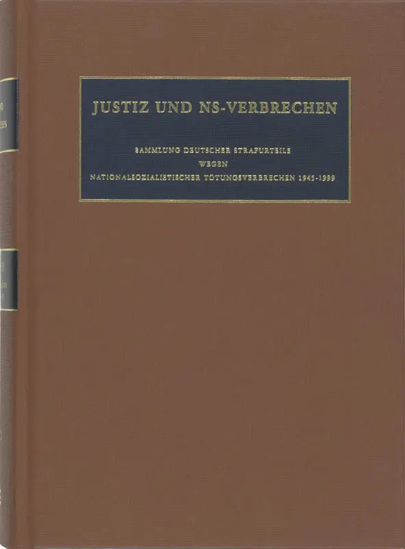 Justiz und NS-Verbrechen