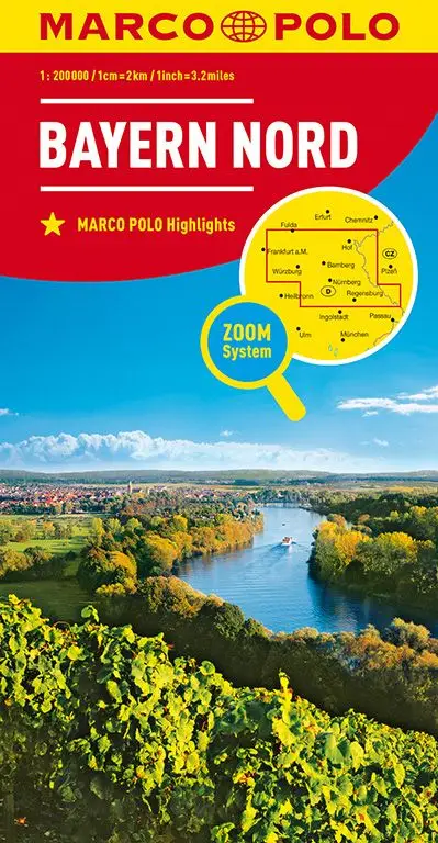 Marco Polo Wegenkaart 12 Noord-Beieren