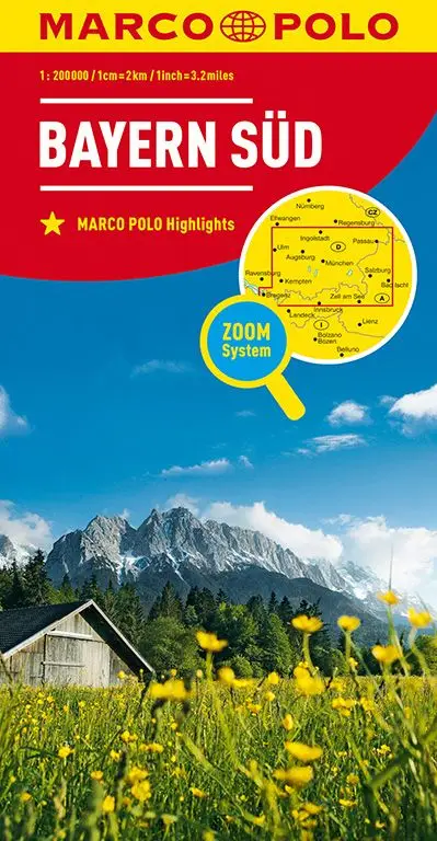 Marco Polo Wegenkaart 13 Zuid-Beieren