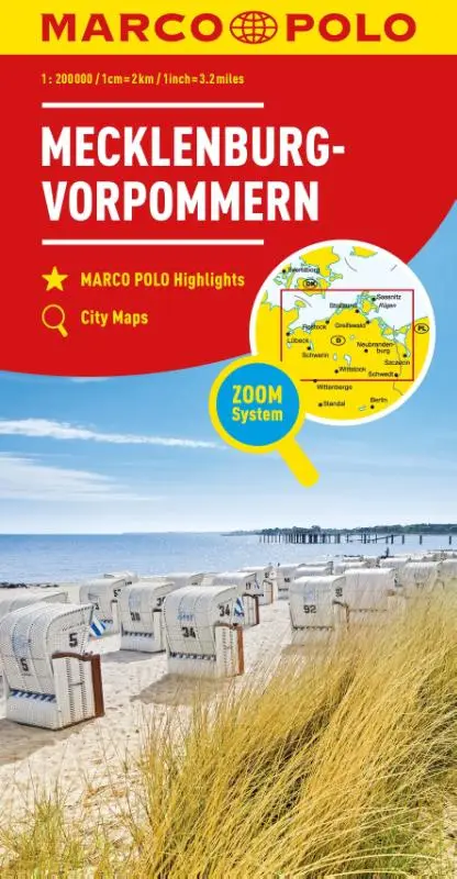 Marco Polo Wegenkaart 02 Mecklenburg - Vorpommern