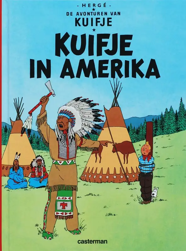 Kuifje in Amerika a5 form
