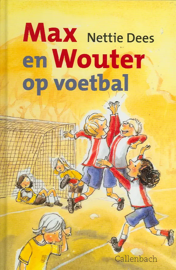 Max en Wouter op voetbal