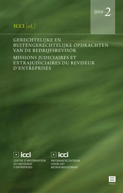 Gerechtelijke en buitengerechtelijke opdrachten van de bedrijfsrevisor / 2016-2