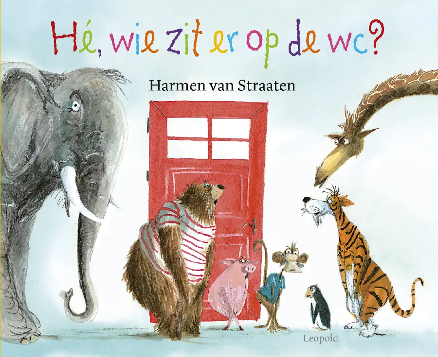 He wie zit er op de wc