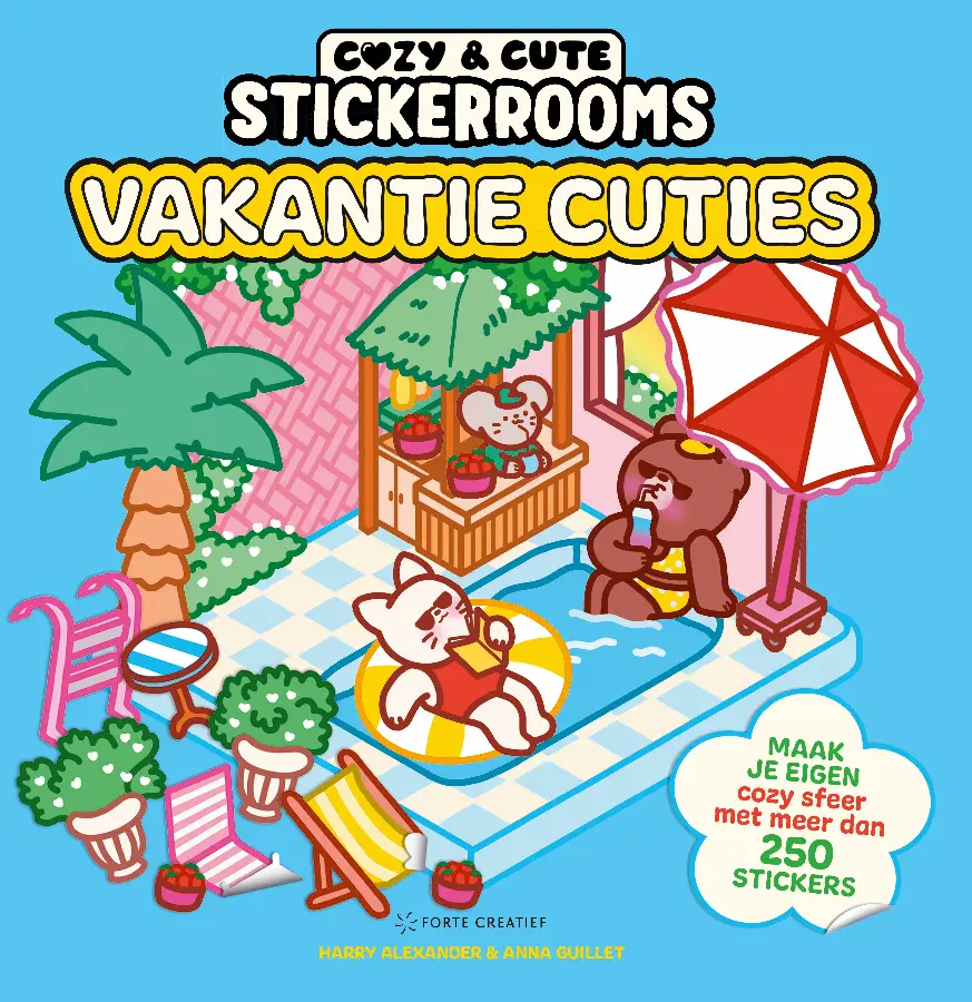Cozy & cute stickerrooms - Vakantie Cuties