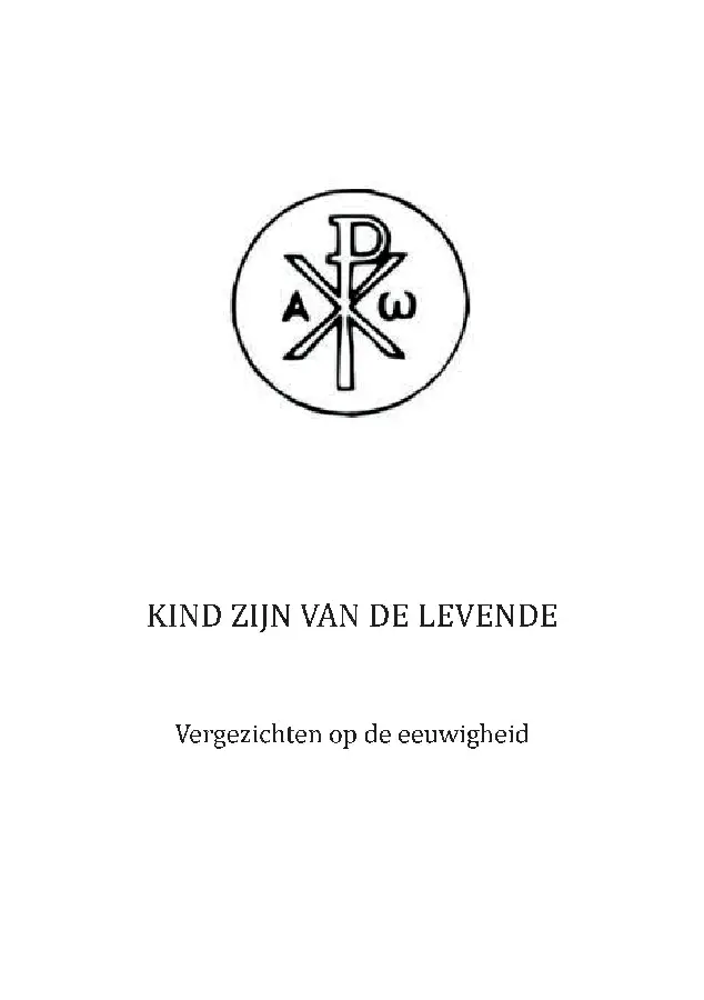Kind zijn van de levende