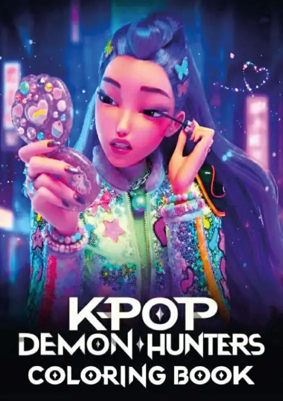 Kpop Demon Hunters Coloring Book