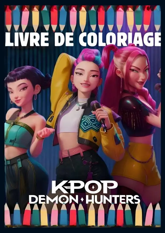 Livre De Coloriage Kpop Demon Hunters