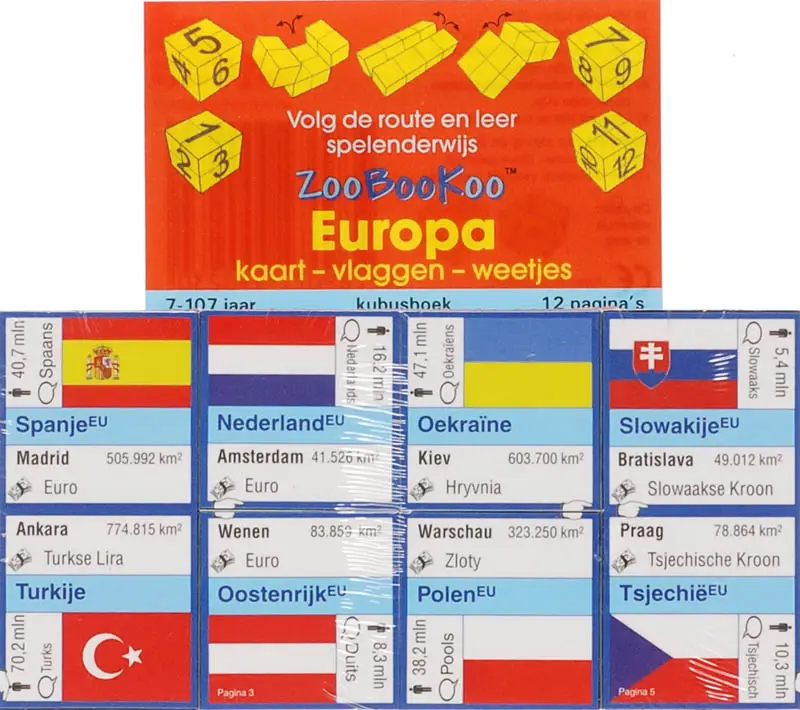 Europa / Kaart,Vlaggen, W